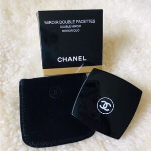 Chanel Black Compact Mirror